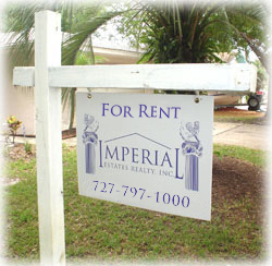 Imperial Real Estate Road Sign